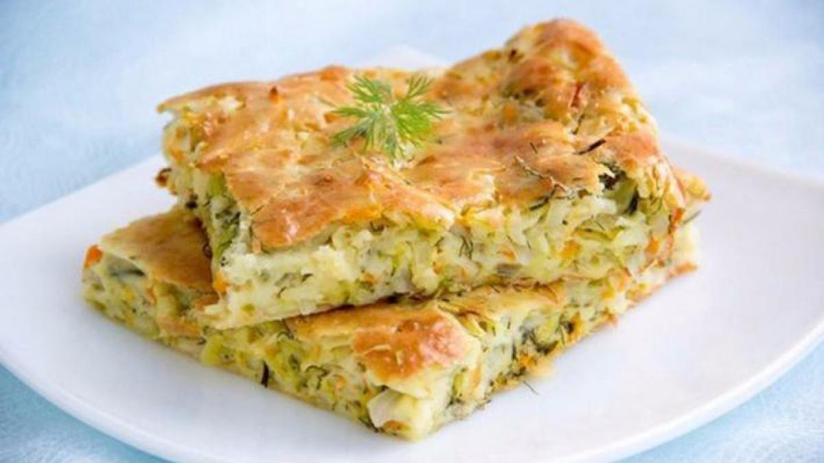 Пирог с капустой на кефире быстро и вкусно самый простой