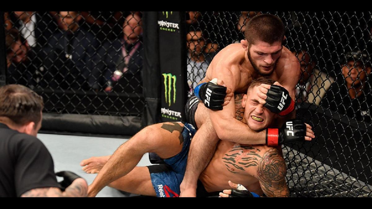 Нурмагомедов победил Порье удушающим приемом и сохранил титул чемпиона UFC Хабиб Нурмагомедов победил Дастина Порье