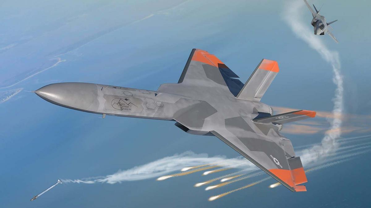 5GAT Американский беспилотник 5GAT, «копия» российского Су-57 разбился в ходе испытаний