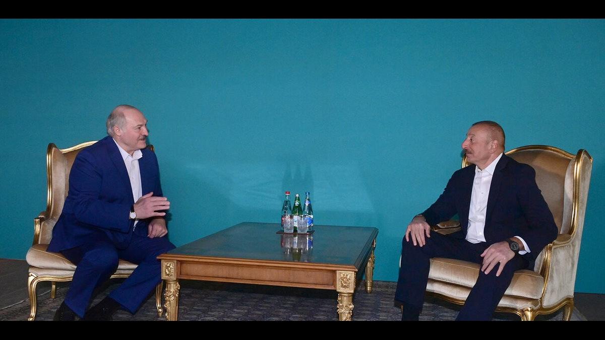 Встреча Лукашенко и Алиева Азербайджан Алиев и Лукашенко