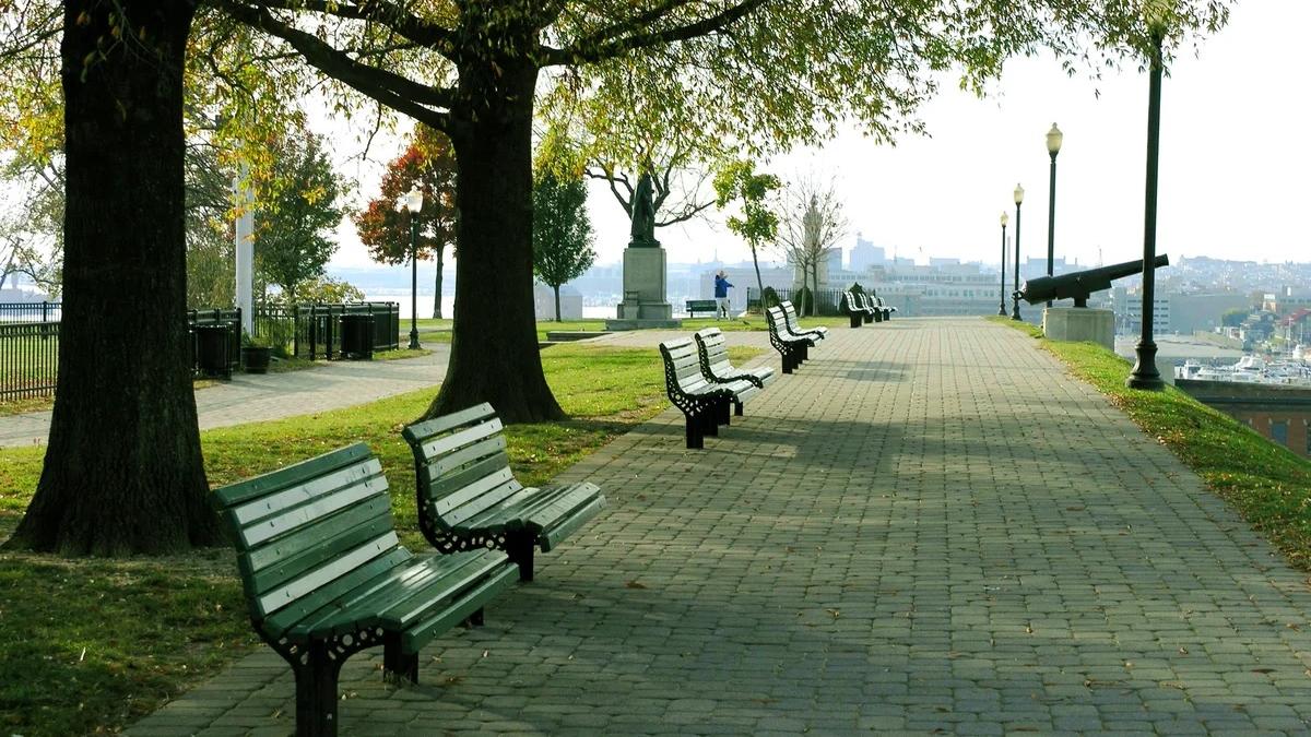 Алеея в городе Аллея