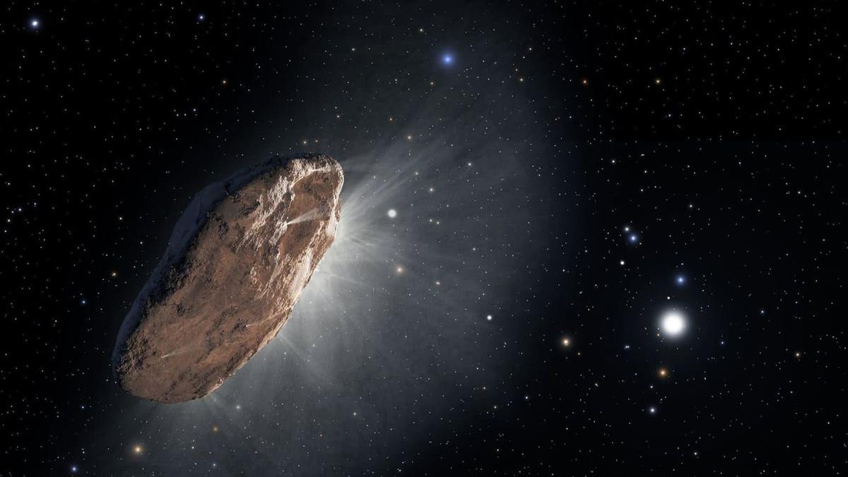 космический объект Оумуамуа астероид Оумуамуа картинки