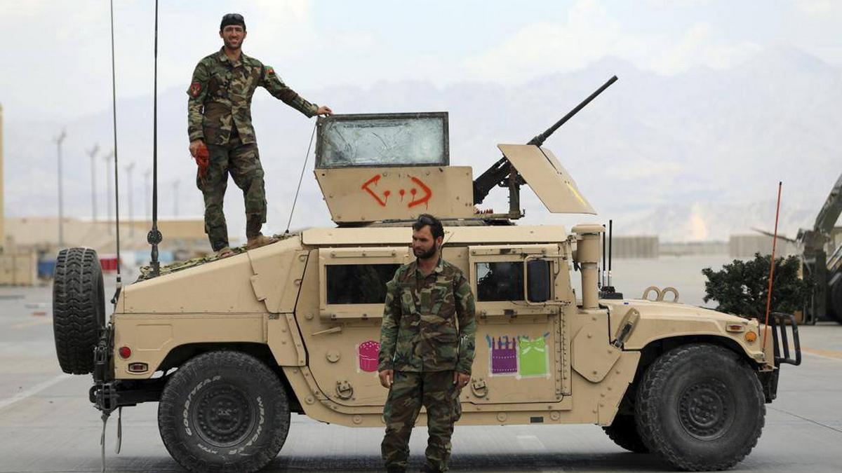 Военная техника армии США в Баграме Военная техника армии США