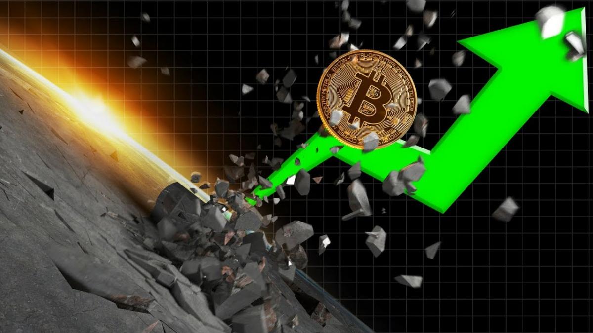 Цена биткоина растет Биткоин
