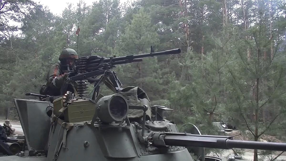 Российский блокпост на Украине Российский блокпост