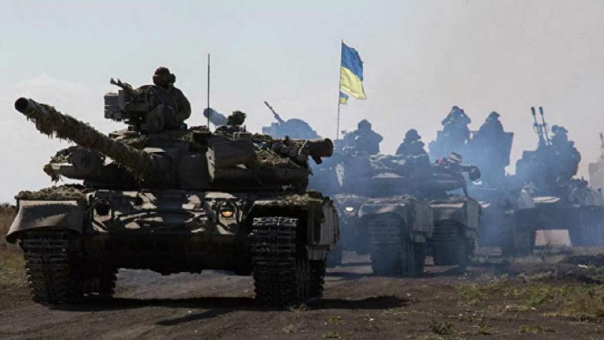 Украинские танки Заявление Киева по наступлению ВСУ в Донбассе