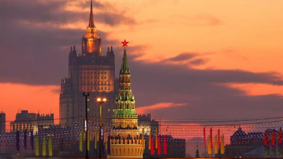Закат Кремль Кремль на закате