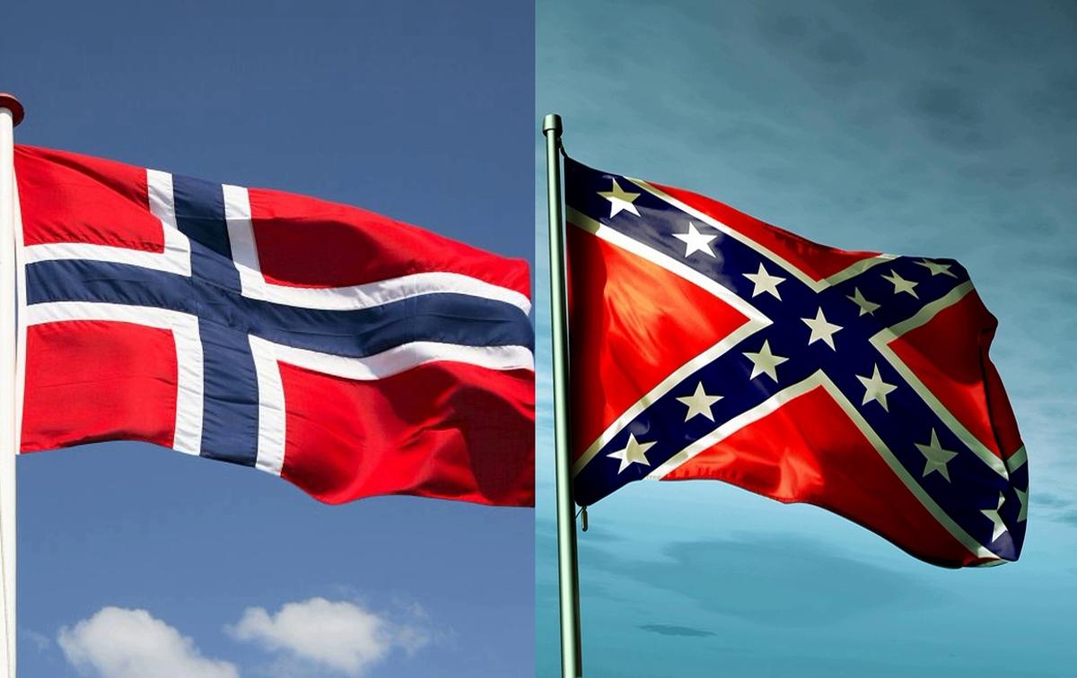 Американцы назвали флаг Норвегии расистским. 