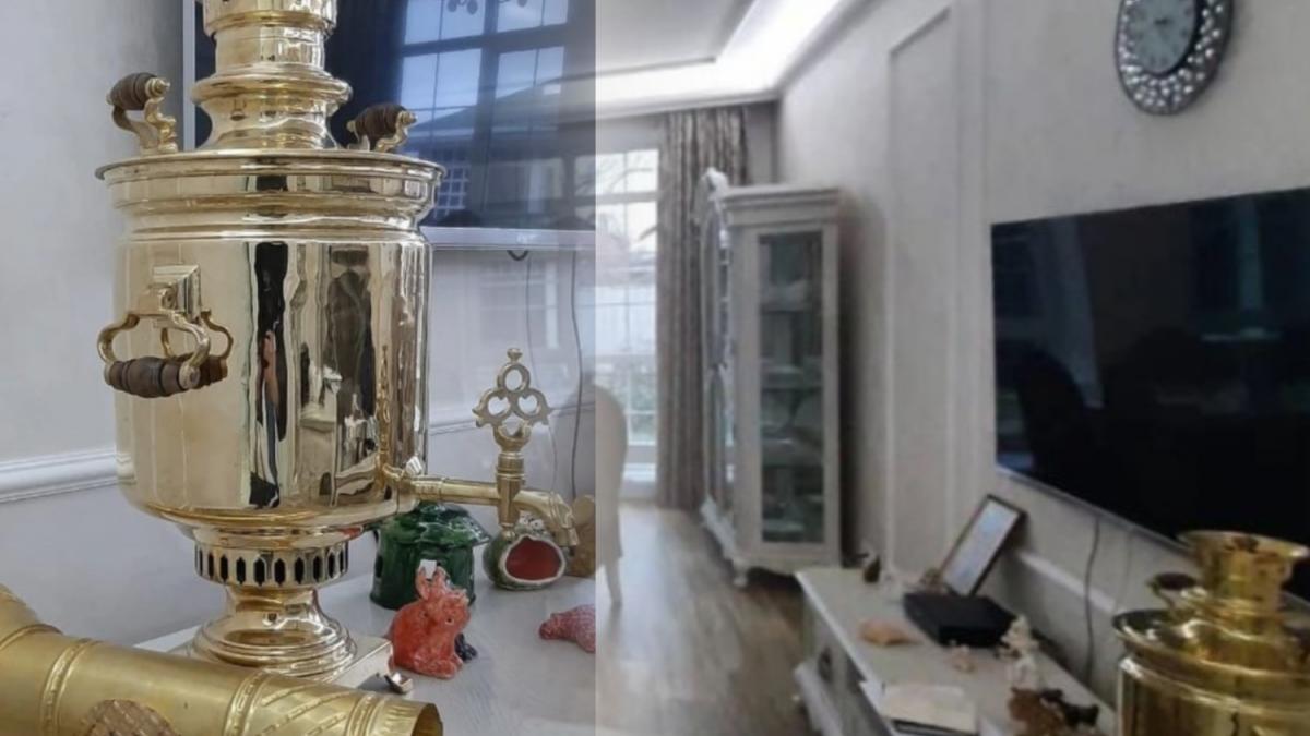 Золотой самовар В доме «золотого» ростовского депутата Латышева нашли самовар под стать ему