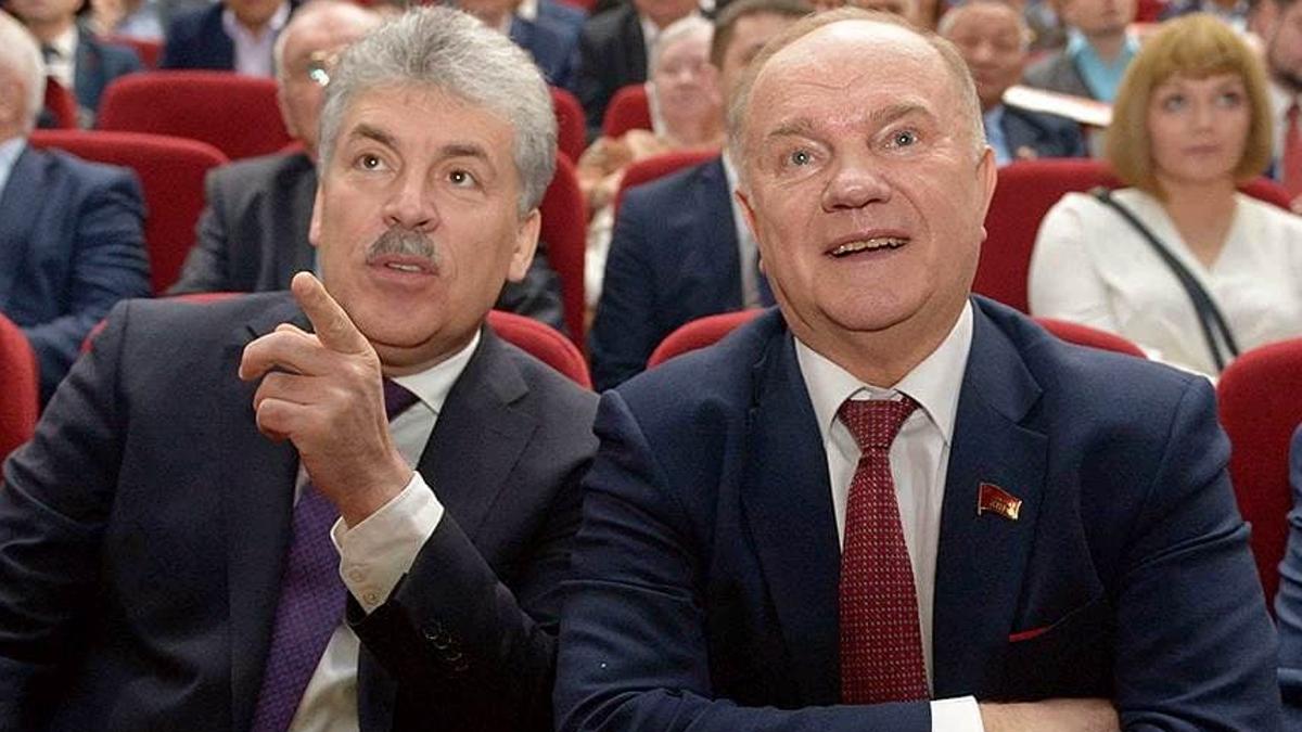 Павел Грудинин и Геннадий Зюганов Павел Грудинин и Геннадий Зюганов