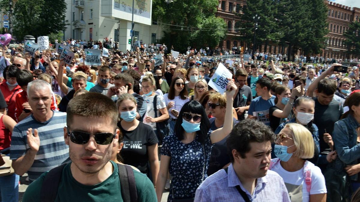 Шевченко рассказал о ситуации в Хабаровске Митинг