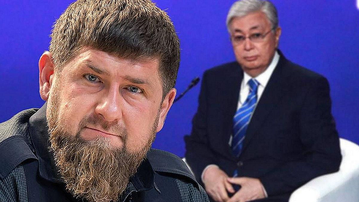глава Чечни Рамзан Кадыров и президент Казахстана Касым-ЖомартТокаев картинка Рамзан Кадыров и Касым-Жомарт Токаев картинка