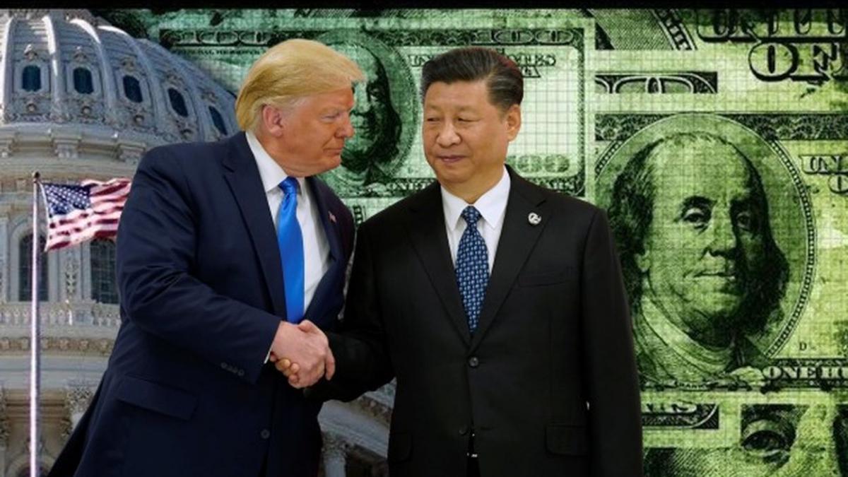 Трамп и Си Цзиньпин Китай распродал госдолг сша