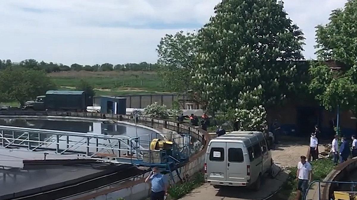 Коллектор в селе Дмитриадовка под Таганрогом, где погибли рабочие Коллектор в селе Дмитриадовка под Таганрогом, где погибли рабочие