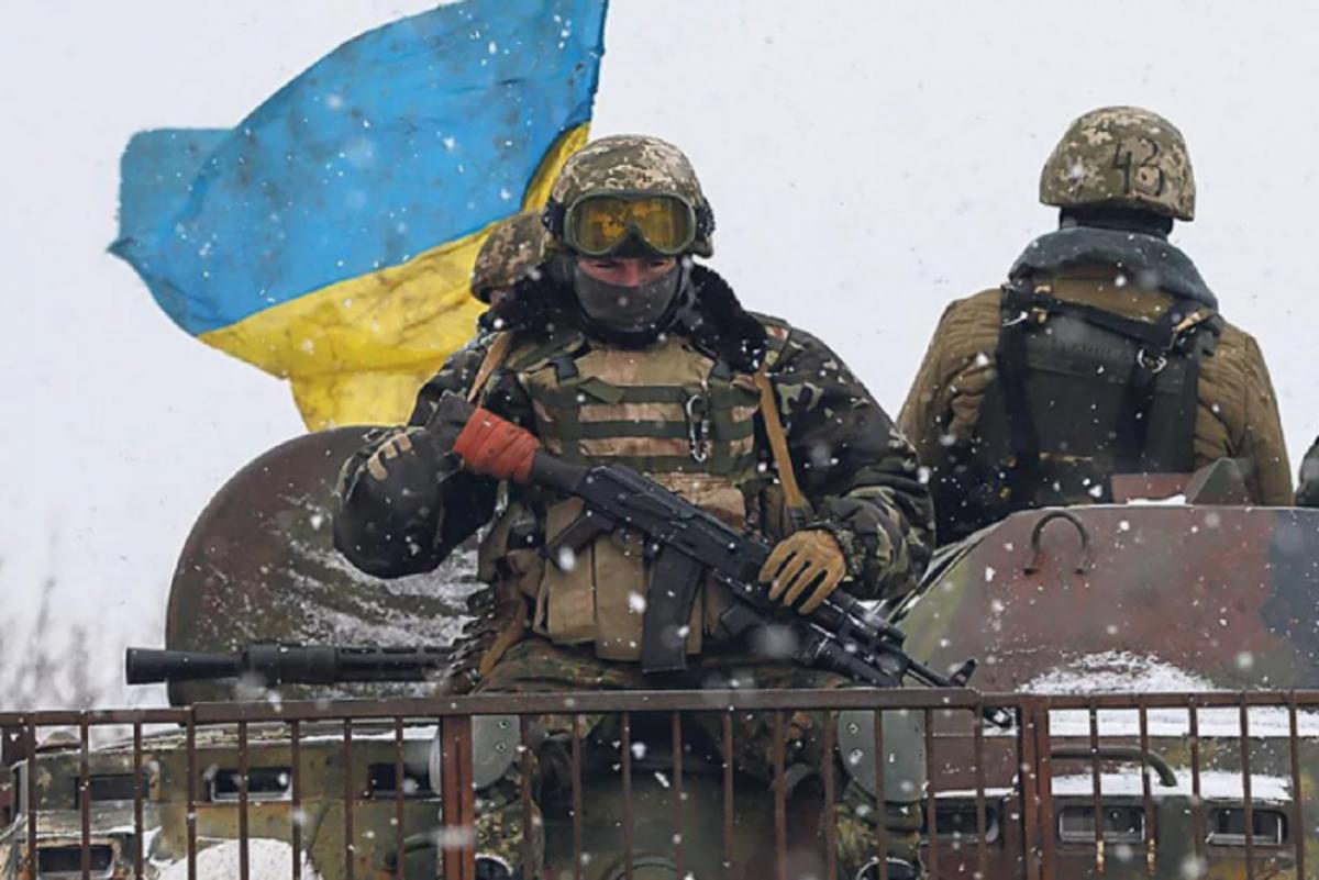 Украинские военные в Донбассе война