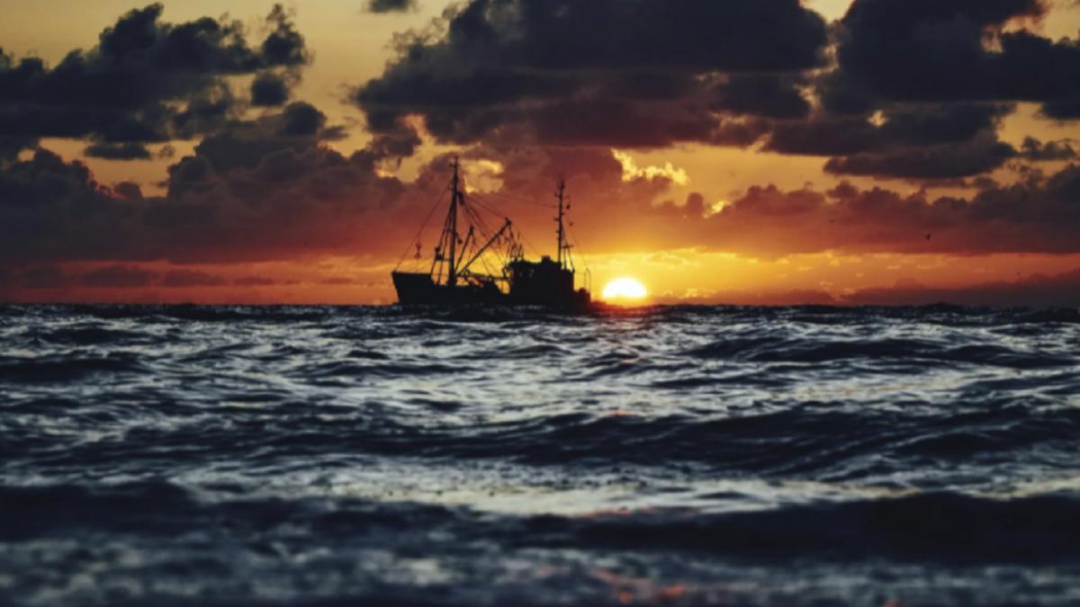 Судно в море Корабль Черное море