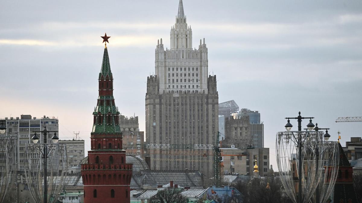 Москва, вид на здание МИД москва мид