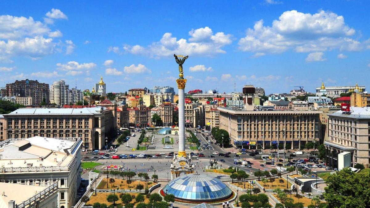 Украина центр Киева Киев Крещатик
