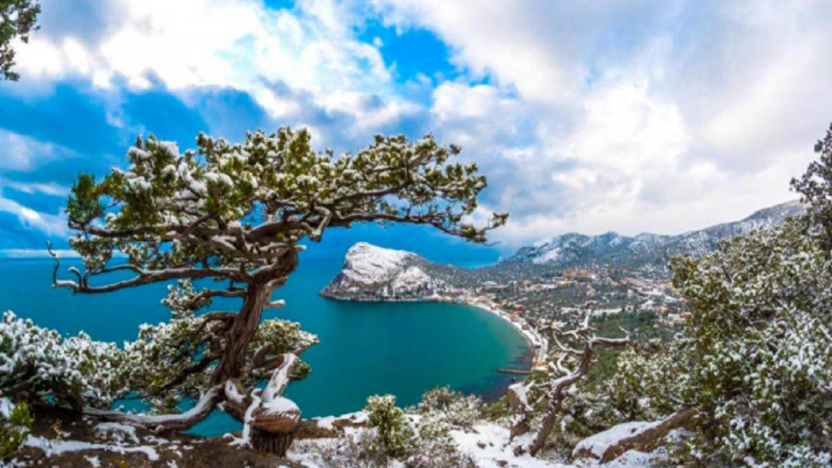 Зима в Крыму Потепление идет в Крым