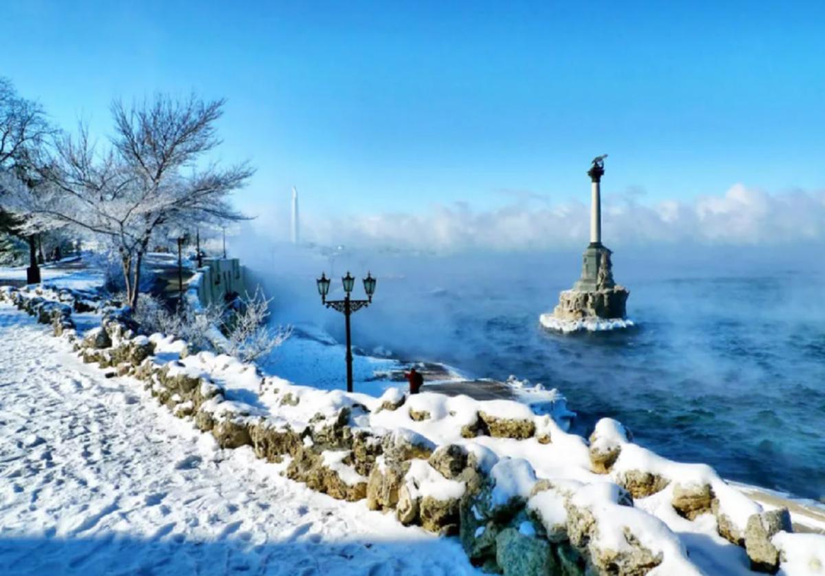Севастополь Крым зима