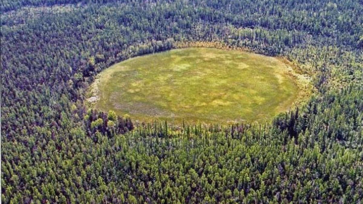 Фото места где упал тунгусский метеорит