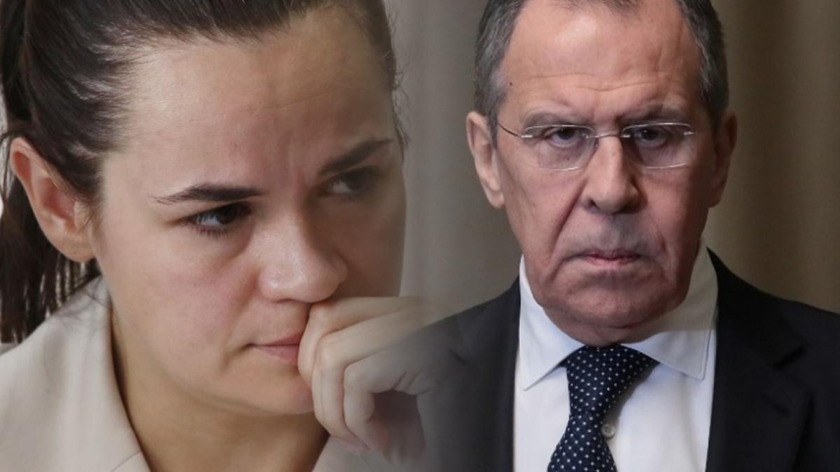 Лавров и Тихановская Тихановская и Лавров