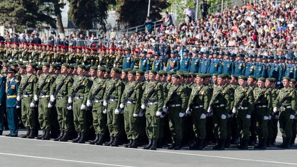 В Новороссийске прошла первая тренировка парада Репетиция парада