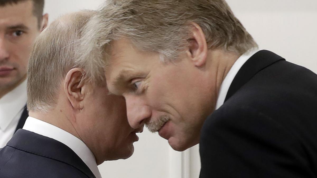 Дмитрий Песков и Владимир Путин песков и путин