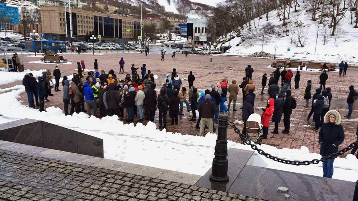 Митинг в Петропавловске-Камчатском Митинг