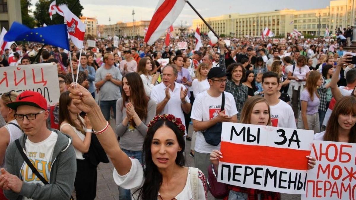 Протесты в Белоруссии Митинг в Белоруссии