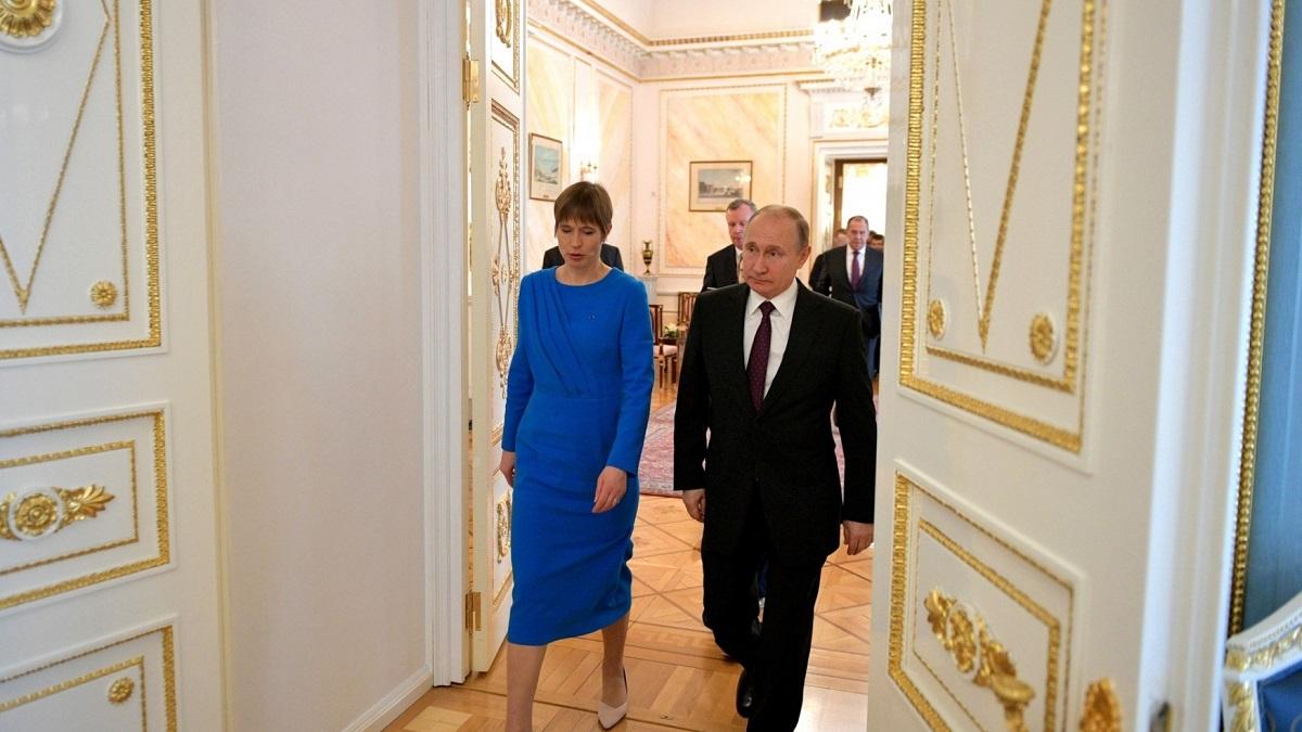 Президент Эстонии прокомментировала вопрос о территориальных претензиях к России Президент Эстонии прокомментировала вопрос о территориальных претензиях к России