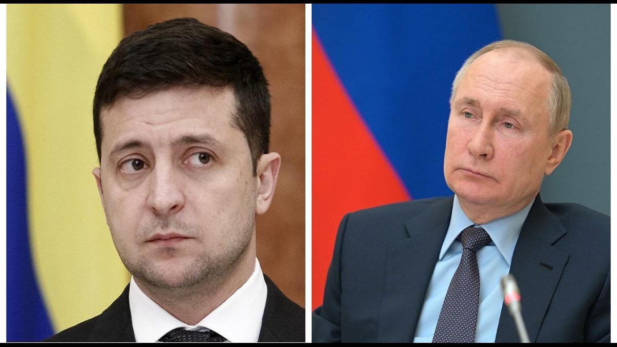 Путин и Зеленский Зеленский позвал Путина в Донбасс