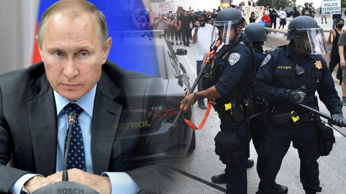 Владимир Путин, беспорядки в США Владимир Путин, беспорядки в США
