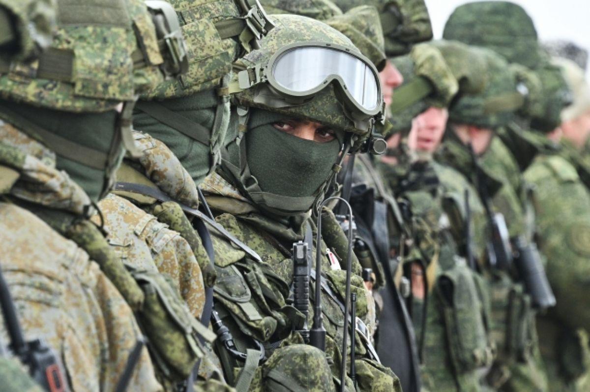 Российские военнослужащие, учения