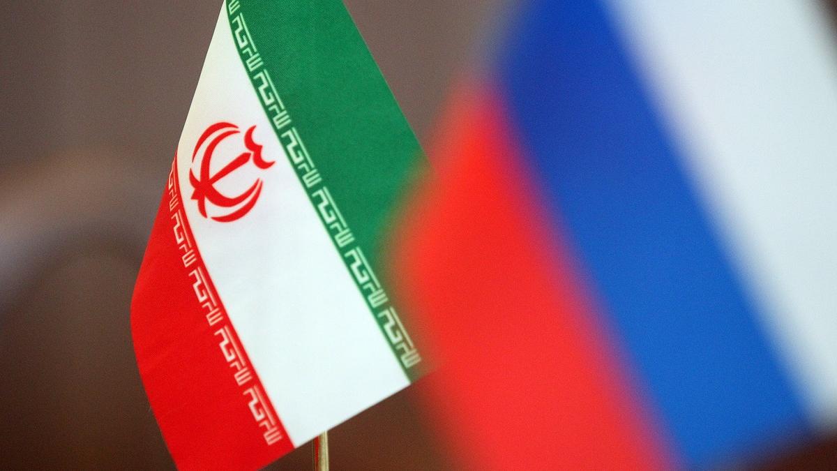 Флаги России и Ирана Флаги России и Ирана