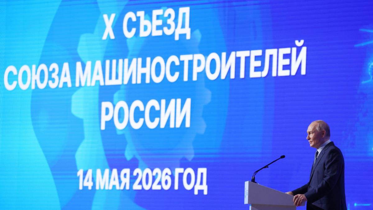 X съезд Союза машиностроителей России, Владимир Путин