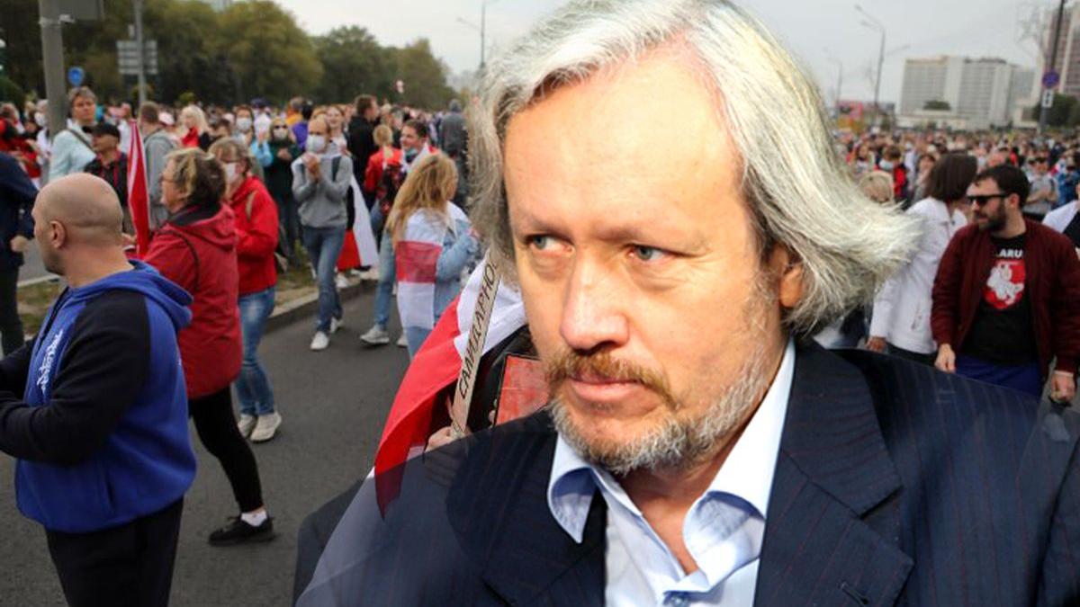 политолог Игорь Шишкин на фоне протестов в Беларуси картинка Игорь Шишкин и протесты в Беларуси картинка