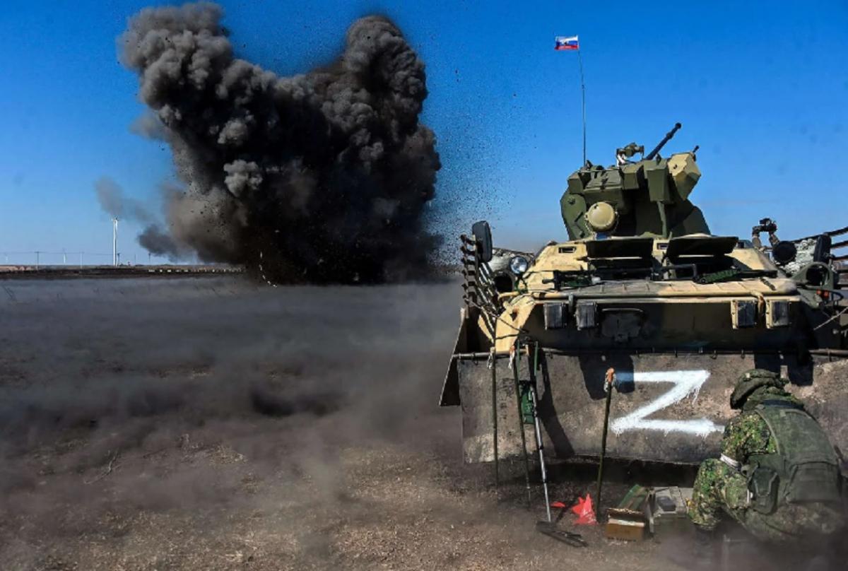 Бои на Украине российские военные