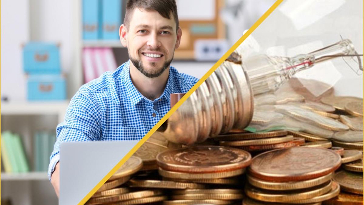 Сотрудник на удаленной работе Мужчина за ноутбуком