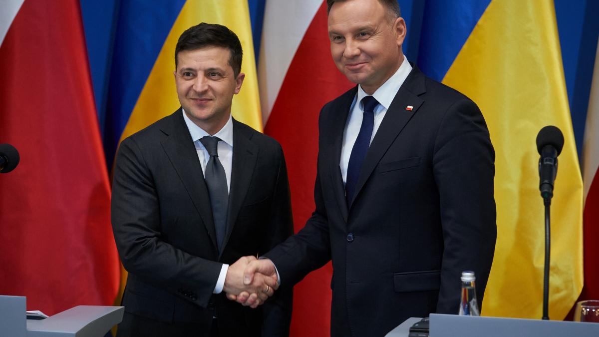 Владимир Зеленский и Анджей Дуда Украина и Польша