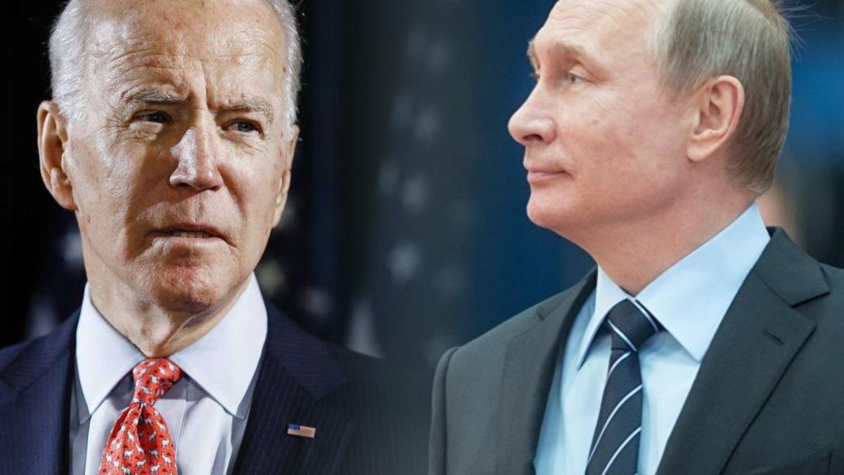 Джо Байден и Владимир Путин США Россия