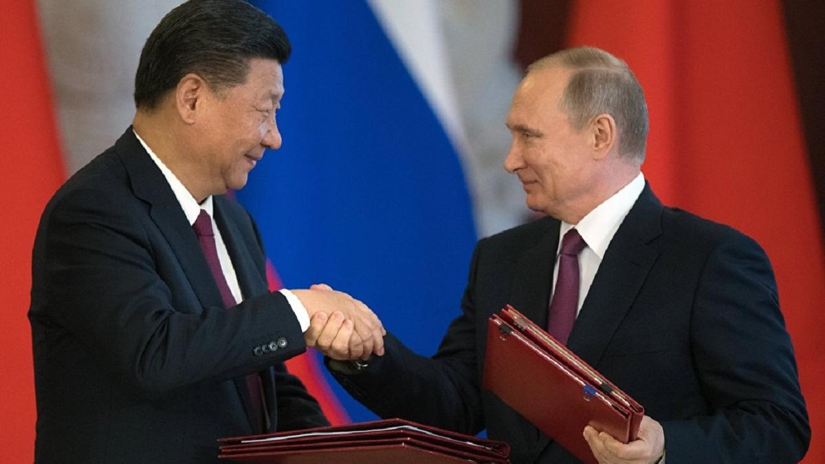 Путин и Си Цзиньпин Путин и Си Цзиньпин