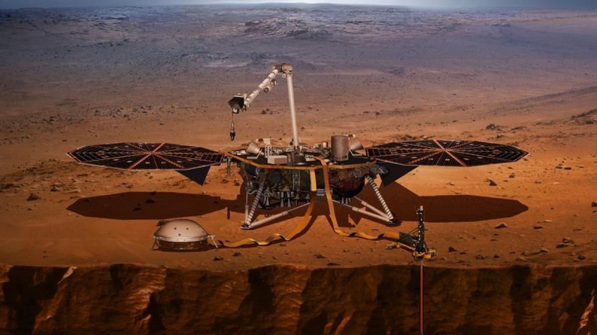 В недрах Марса находится что-то невероятно твердое: зонд InSight столкнулся с аномальной преградой В недрах Марса находится что-то невероятно твердое: зонд InSight столкнулся с аномальной преградой