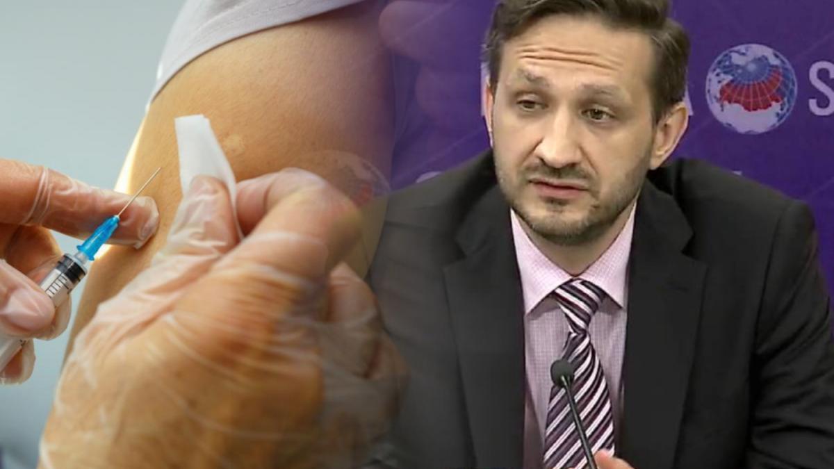 Коллаж: рука держит шприц, проводится вакцинация, главный инфекционист Минздрава Владмир Чуланов смотри в сторону Коллаж: вакцинация, рука, шприц, главный инфекционист Минздрава Владмир Чуланов