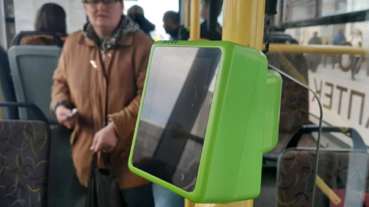 Валидатор в автобусе Валидатор в автобусе в Крыму
