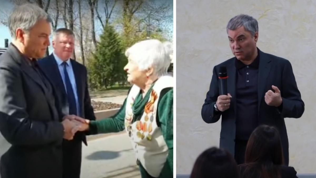 Володин и Анна Александровна Володин дал обещание пенсионерке из Саратова после угрозы «получить палкой»