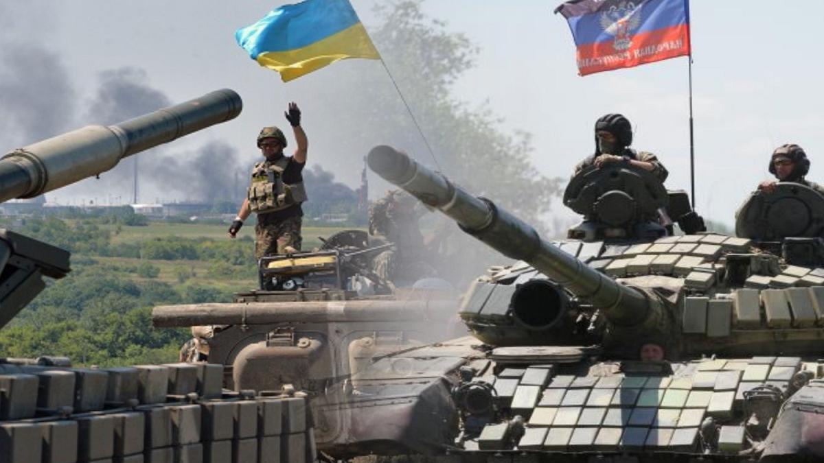 Танки ВСУ и армии ДНР Война в Донбассе