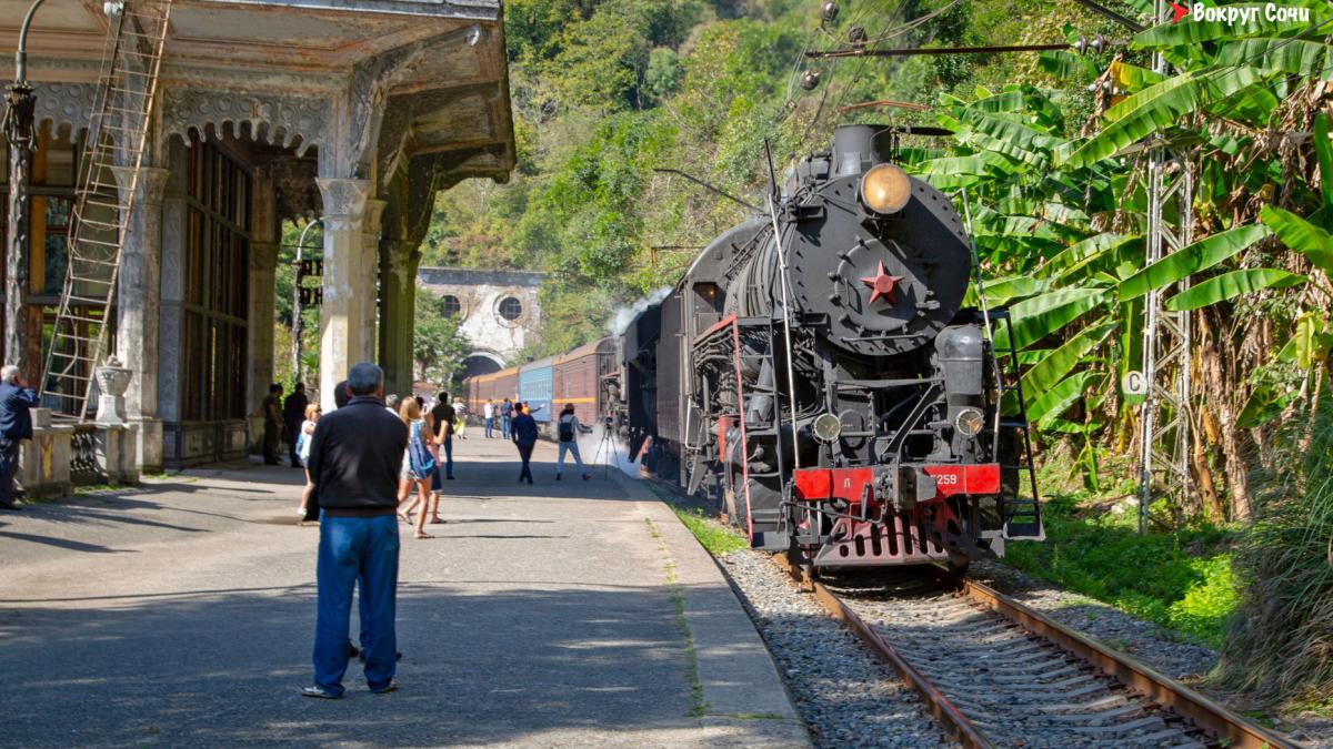 Ретро-поезд фото Ретро-поезд