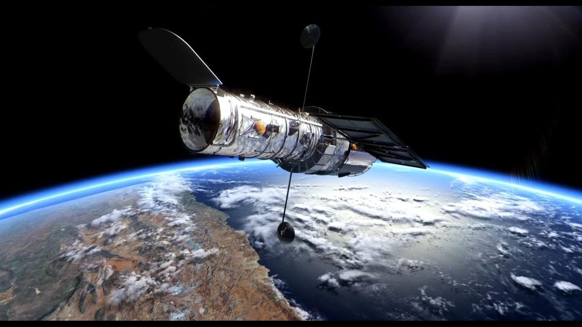 космический телескоп Хаббл на орбите Земли космический телескоп Хаббл