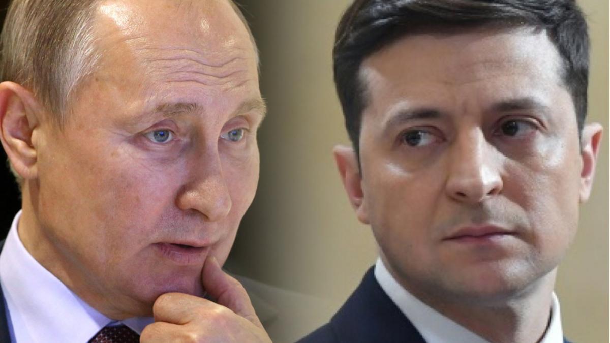 Владимир Путин и Владимир Зеленский Путин и Зеленский